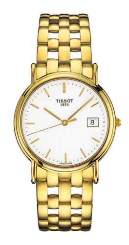 Tissot Carson Quartz 33.6 Yellow Gold / White / Bracelet